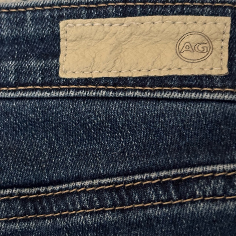 Adriano Goldschmied The Stilt Crop Blue Washed Denim Jeans Size 29 - Picture 6 of 7